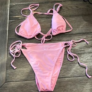 Pink bikini